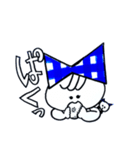青りぼん娘（個別スタンプ：5）