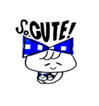 青りぼん娘（個別スタンプ：6）
