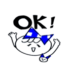 青りぼん娘（個別スタンプ：8）