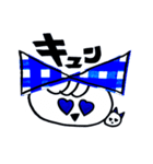 青りぼん娘（個別スタンプ：10）
