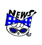青りぼん娘（個別スタンプ：17）