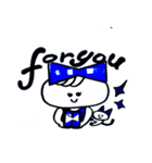 青りぼん娘（個別スタンプ：27）