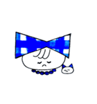 青りぼん娘（個別スタンプ：29）