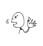 Scribble guy and his Friends（個別スタンプ：7）