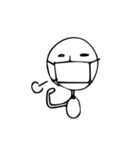 Scribble guy and his Friends（個別スタンプ：12）