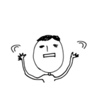 Scribble guy and his Friends（個別スタンプ：18）