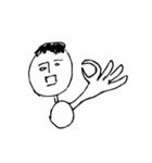 Scribble guy and his Friends（個別スタンプ：20）