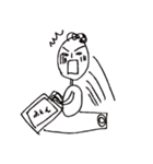 Scribble guy and his Friends（個別スタンプ：22）