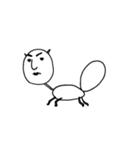 Scribble guy and his Friends（個別スタンプ：24）