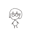 Scribble guy and his Friends（個別スタンプ：32）