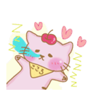 りんご猫ちゃん（個別スタンプ：21）