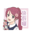 flower girls series stickers（個別スタンプ：13）