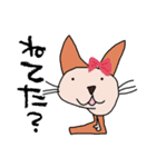 どうぶつとおんなのこ（個別スタンプ：6）