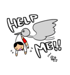 なぬいぬとクロネコ（個別スタンプ：38）
