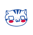 Facemood of LazyLazy Cat（個別スタンプ：1）