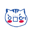 Facemood of LazyLazy Cat（個別スタンプ：28）