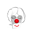 Sad Clown ＆ his soul（個別スタンプ：1）