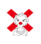 Sad Clown ＆ his soul（個別スタンプ：8）