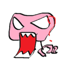Why don't you come over ？（個別スタンプ：4）