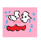 Why don't you come over ？（個別スタンプ：14）