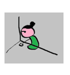 Why don't you come over ？（個別スタンプ：15）