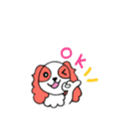 キャバリアのポティ（個別スタンプ：9）