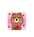 (Valentine) Bear Love You（個別スタンプ：15）