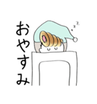 前髪コロネちゃんの日常スタンプ（個別スタンプ：5）