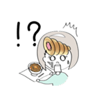 前髪コロネちゃんの日常スタンプ（個別スタンプ：8）
