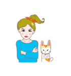 Jill ＆ Mixed Cat.（個別スタンプ：5）