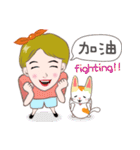 Jill ＆ Mixed Cat.（個別スタンプ：14）