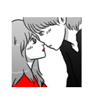 Manga couple in love 2（個別スタンプ：13）