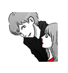 Manga couple in love 2（個別スタンプ：23）