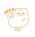 Fat cat Pupu（個別スタンプ：1）