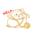 Fat cat Pupu（個別スタンプ：12）