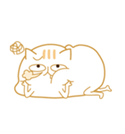 Fat cat Pupu（個別スタンプ：19）