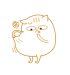 Fat cat Pupu（個別スタンプ：28）