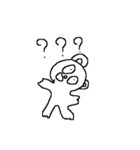 かた耳クマさん（個別スタンプ：7）
