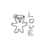 かた耳クマさん（個別スタンプ：29）