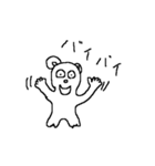かた耳クマさん（個別スタンプ：30）