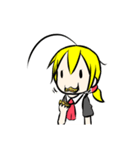 アホ毛少女（個別スタンプ：6）
