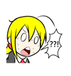 アホ毛少女（個別スタンプ：8）