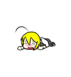 アホ毛少女（個別スタンプ：11）