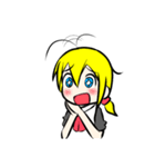 アホ毛少女（個別スタンプ：12）