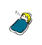 アホ毛少女（個別スタンプ：15）