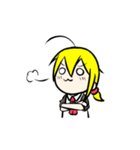 アホ毛少女（個別スタンプ：16）