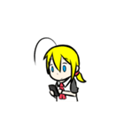 アホ毛少女（個別スタンプ：17）