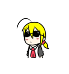 アホ毛少女（個別スタンプ：18）