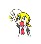 アホ毛少女（個別スタンプ：22）