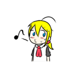 アホ毛少女（個別スタンプ：23）